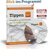 Tippen360� 10-Finger Schreibkurs und Tipptraining. Lernen Sie jetzt das anerkannte 10-Finger System in nur 4 bis 6 Stunden!von "Tippen360"