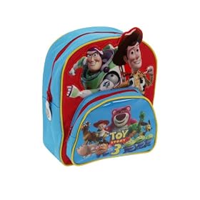 Trade Mark Collections Toy Story 3 Backpack with Front Pocket and Stand Up Characters