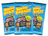 3 Packs of 2007 Topps Wacky Packages - All New Series 6 - Mega Packs - Wacky Packages ANS6 Stickers 3-Mega Pack Combo (3 Pack Lot - Trading Cards)