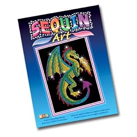 Sequin Art Dragon