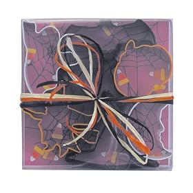 R & M  Halloween 7 Piece Cookie Cutter Set with Gift Box, Assorted Colors