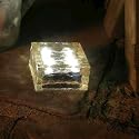 Pav&eacute; lumineux solaire, large, 4 LEDs blanches, Eclairage jardin