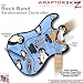 Penguins on Blue WraptorSkinz Skin fits Rock Band Stratocaster Guitar for Nintendo Wii, XBOX 360, PS2 & PS3 (GUITAR NOT INCLUDED)
