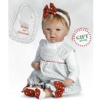 Lil' Jingle Jill - 19-Inch Christmas Lifelike Vinyl Baby Doll (Artist: Michelle Fagan) by Paradise Galleries Dolls.