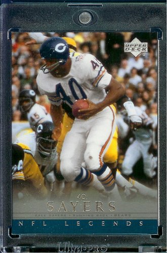 2000 Upper Deck Legends # 7 Gale Sayers Chicago Bears Football Card - Mint Condition - Shipped In Protective ScrewDown Display Case!