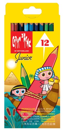 カランダッシュ Jr三角色鉛筆12色セット 1283-412