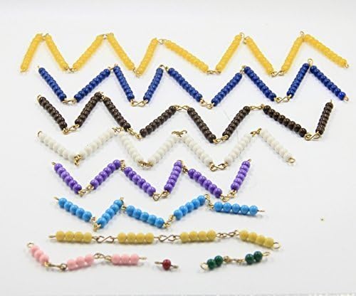 Topvisa Montessori Colored Beads Chain
