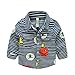 Soda Park Boys' Stripes Long Sleeve Button-Down Shirt