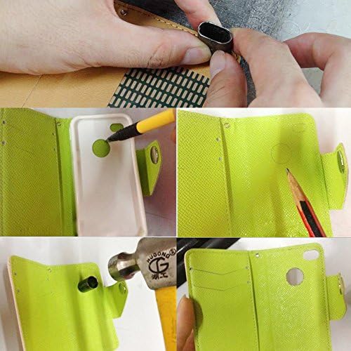 Bluemoona - 39 Shape Leather Craft DIY Tool Style Hole Hollow Cut Punch Set Handmade