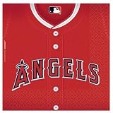 Costumes 203759 Los Angeles Angels Baseball- Lunch Napkins