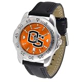 Oregon State Beavers NCAA AnoChrome Sport Mens Watch (Leather Band)