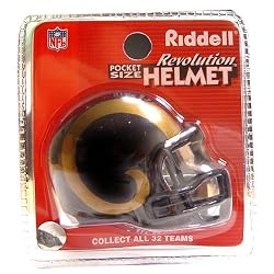 St. Louis Rams "Revolution" Style Pocket Pro NFL Helmet