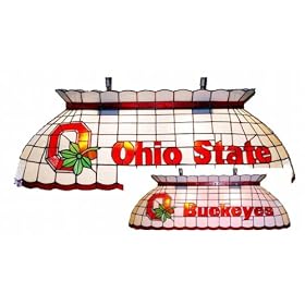 Ohio State OSU Buckeyes 42 BILLIARD POOL TABLE LIGHT LAMP