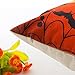 HOSL PW02 4-Pack Happy Halloween Square Decorative Throw Pillow Case Cushion Cover Spider Moon Bat Pumpkin