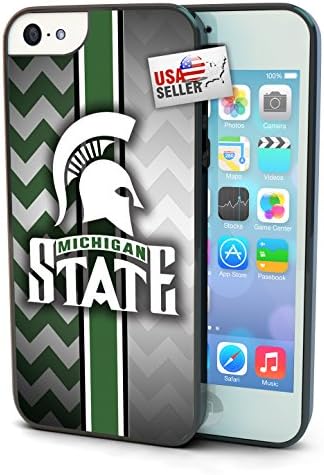 Michigan State Spartans Chevron Print Cell Phone Hard Protection Case for iPhone 6 (4.7 inch)