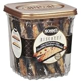 NONNI's Authentic Italian BISCOTTI Traditional 25 Count Tub Net Wt 1 lb 15.2 OZ (885g)