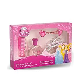Coffret Princesse Disney Eau de toilette Vaporisateur 50ml + un set de coiffure de princesse