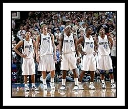 Dirk Nowitzki Dallas Mavericks NBA Framed 8x10 Photograph 2006 Starting 5
