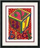 Block Framed Art Print by Karen Gutowsky,13 x 15.3 Framed