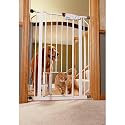 Carlson 0941PW Extra-Tall Walk-Thru Gate with Pet Door, White