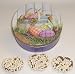 Scott's Cakes 1 lb. Milk Chocolate Covered Pretzel with White Chocolate Chips in a Easter Basket Tin