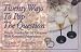 Twenty Ways to Pop the Question