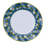 Royal Doulton Carmina 10-1/2-Inch Dinner Plate, Harlequin