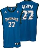 Corey Brewer Jersey: adidas Blue Replica #22 Minnesota Timberwolves Jersey