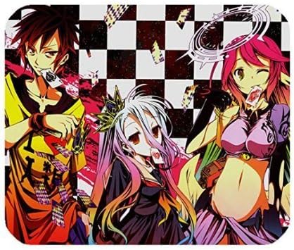 No Game No Life Special Made for Rectangle Computer Game Mouse Pad Mat Cloth Cover Non-slip Backing