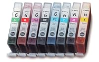Canon BCI-6 Black/Color Ink Tank 8-Pack Set
