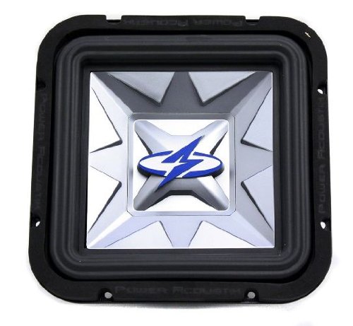 Brand New Power Acoustik Psq-10w 10" 1800 Watt Square Car Subwoofer with Top of the Line Quality Aluminum Voice Coil Former