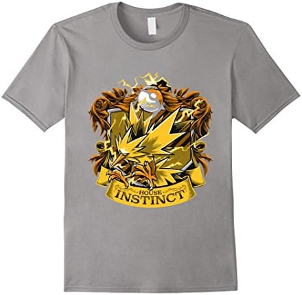 Men's House Instinct Poke Go Team Instinct Trainer T-Shirt Medium Slate