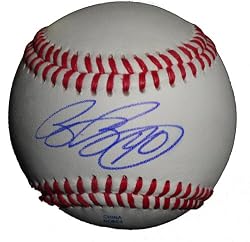 Brian Bruney Autographed ROLB Baseball, Chicago White Sox, New York Yankees, Proof Photo