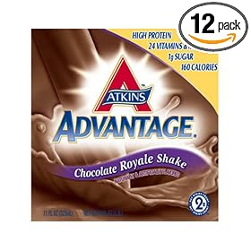 Atkins Read To Drink, Dark Chocolate Royale, 11-Ounce Tetra Box (Pack of 12)