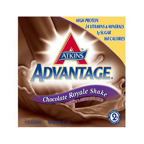 Childrens Toyshop  Health & Personal Care : Atkins Ready To Drink Shake, Dark Chocolate Royale, 11-Ounce Aseptic Containers (Pack of 12)