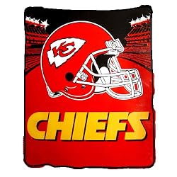 Kansas City Chiefs NFL Micro-Raschel Throw (Stadium Series) (50x60")"