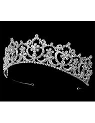 Wedding Crown Bridal Tiara Crystal Rhinestone 298 by USABride