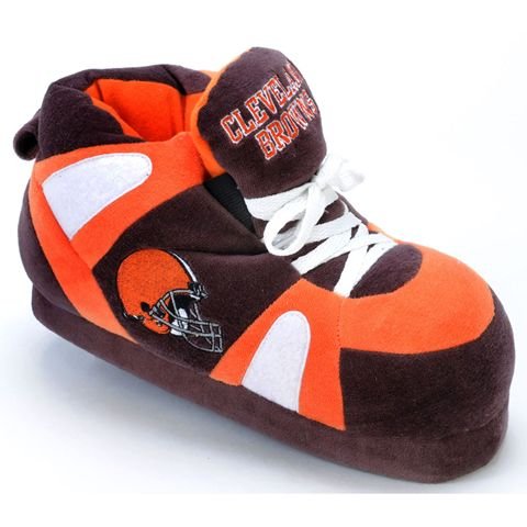 Cleveland Browns Mens Over Sized House Shoes