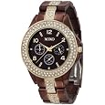 XOXO Women's XO5455 Rhinestone Accent Chocolate Brown Analog Bracelet Watch
