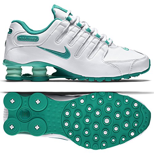 Nike Shox NZ EU 488312-109 White/Artisan Teal/Light Retro Women's Running Shoes