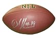 Devery Henderson Autographed NFL Wilson Composite Football, New Orleans Saints, LSU Tigers, Proof Photo