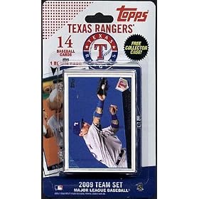 Topps MLB Baseball Cards 2009 Texas Rangers 14 Card Team Set