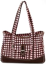 Kalencom Heavenly Dots Weekender Diaper Bag - Pink