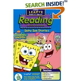 LeapFrog LeapPad Educational Book: SpongeBob SquarePants Salty Sea Stories by LeapFrog