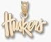 Nebraska Cornhuskers Huskers 3/8 Lapel Pin - 10KT Gold Jewelry