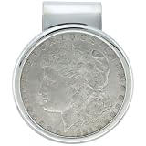 Sterling Silver Morgan Dollar Money Clip (1878 - 1921)