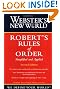 Webster's New World Robert's Rules of Order Simplified and Applied