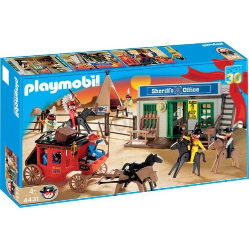Childrens Toyshop  Toys : Playmobil Western Classic Set 4431