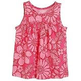 OshKosh B'Gosh Pink Floral Pull Over Tank Top by