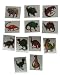 72 Dinosaur Temporary Tattoo Tattoos Stickers 2"